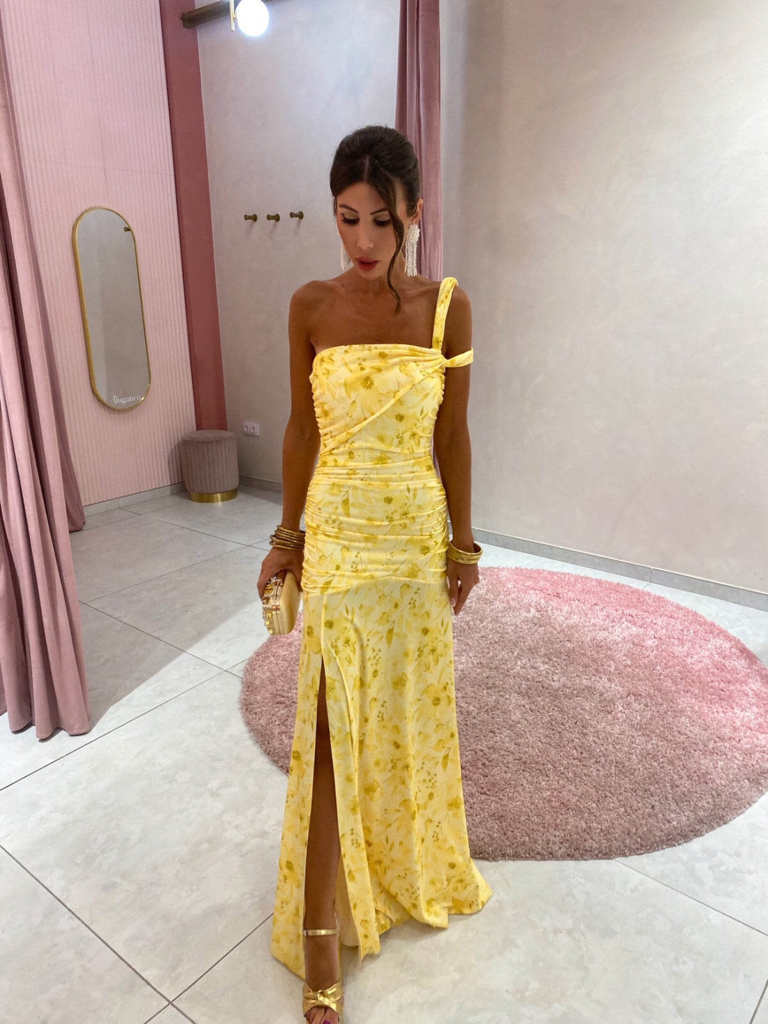 Ariella | Asymmetrisk One Shoulder Aftenkjole