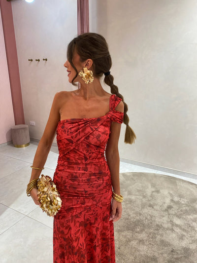 Ariella | Asymmetrisk One Shoulder Aftenkjole