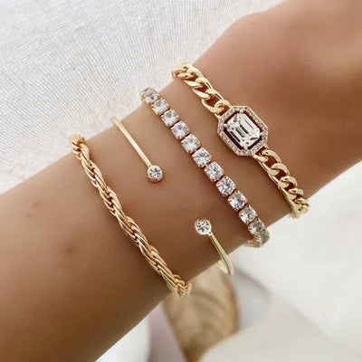 Domitia Calvina Armbåndsæt | Hvidguld 18k