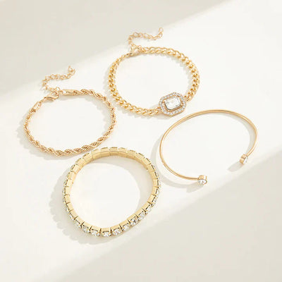 Domitia Calvina Armbåndsæt | Hvidguld 18k