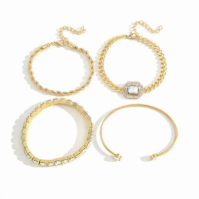 Domitia Calvina Armbåndsæt | Hvidguld 18k