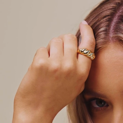 Elaria Visconti Ring | Roséguld