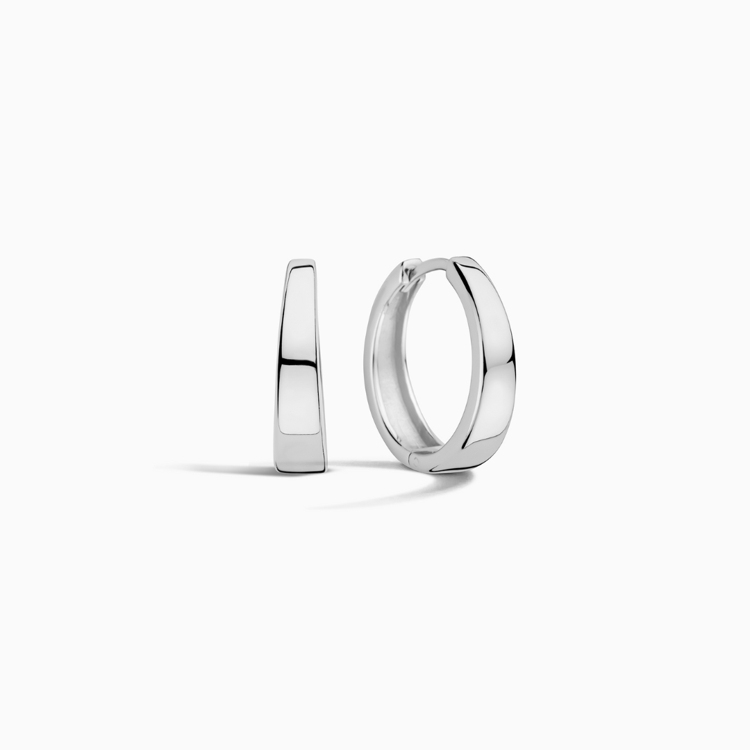 Gia Hoops | Hvidguld 18k