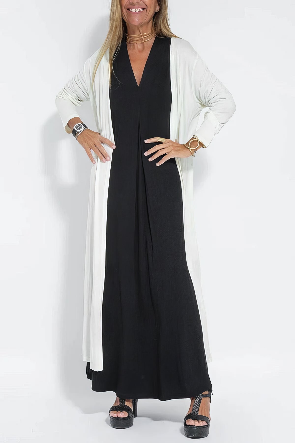 Marie | Elegant, figursyet Sommerkjole